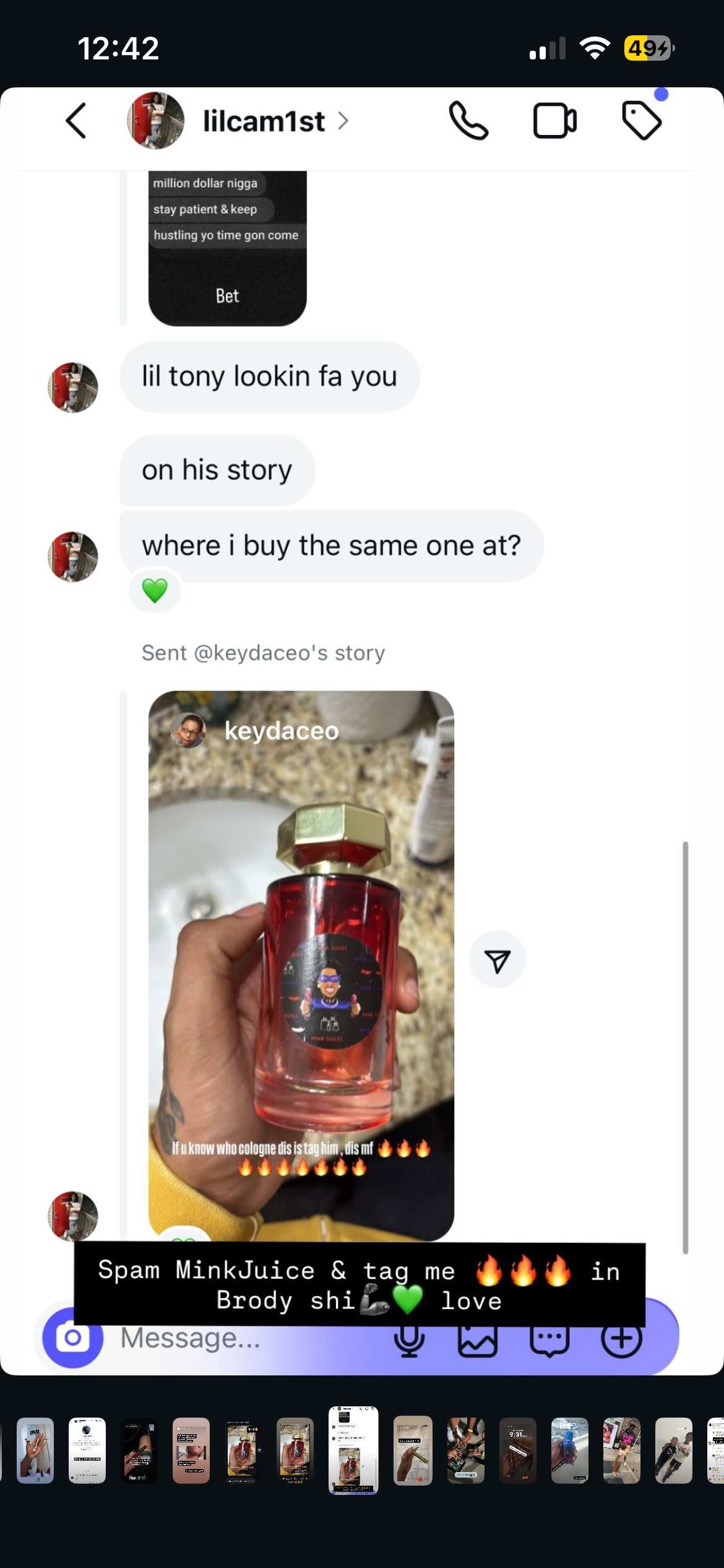 MinkJuice (Big Bottle)100ml